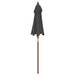 Umbrelă de soare de grădină stâlp din lemn antracit 196x231 cm - WALTI WALTI