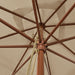 Umbrelă de grădină stâlp din lemn, taupe, 300x300x273 cm - WALTI WALTI