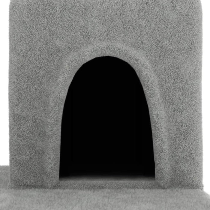 Ansamblu de pisici, stâlpi din funie sisal, gri deschis, 154 cm - WALTI WALTI