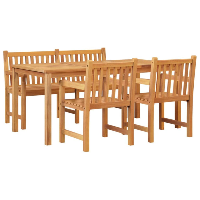Set mobilier pentru grădină, 4 piese, lemn masiv de tec - WALTI WALTI
