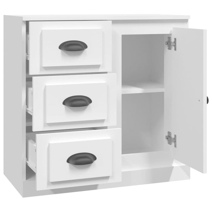 Servantă, alb, 70x35,5x67,5 cm, lemn prelucrat - WALTI WALTI