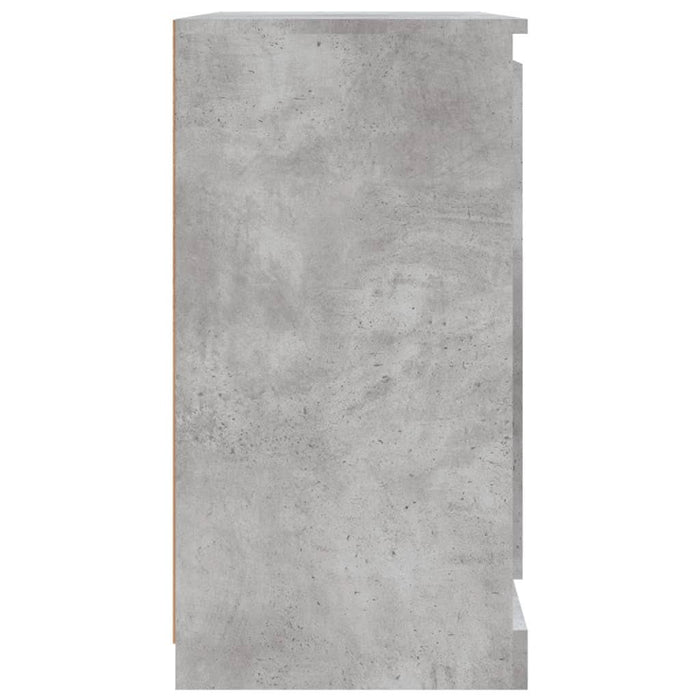 Servantă, gri beton, 70x35,5x67,5 cm, lemn prelucrat - WALTI WALTI