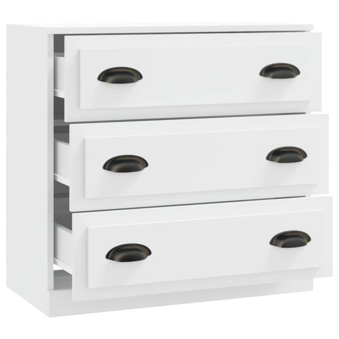 Servantă, alb, 70x35,5x67,5 cm, lemn prelucrat - WALTI WALTI