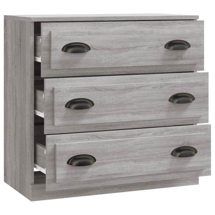 Servantă, gri sonoma, 70x35,5x67,5 cm, lemn prelucrat - WALTI WALTI