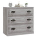 Servantă, gri sonoma, 70x35,5x67,5 cm, lemn prelucrat - WALTI WALTI