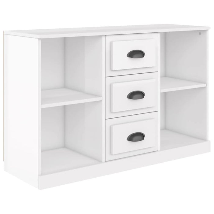 Servantă, alb extralucios, 104,5x35,5x67,5 cm, lemn prelucrat - WALTI WALTI