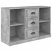 Servantă, gri beton, 104,5x35,5x67,5 cm, lemn prelucrat - WALTI WALTI