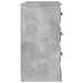 Servantă, gri beton, 104,5x35,5x67,5 cm, lemn prelucrat - WALTI WALTI