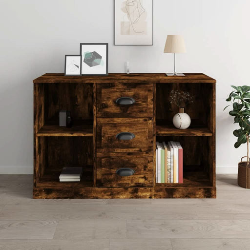 Servantă, stejar afumat, 104,5x35,5x67,5 cm, lemn prelucrat - WALTI WALTI