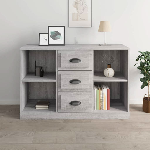 Servantă, gri sonoma, 104,5x35,5x67,5 cm, lemn prelucrat - WALTI WALTI