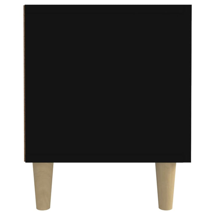 Comodă TV, negru, 180x31,5x40 cm, lemn prelucrat - WALTI WALTI