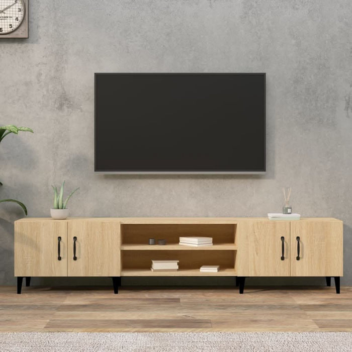 Comodă TV, stejar sonoma, 180x31,5x40 cm, lemn prelucrat - WALTI WALTI