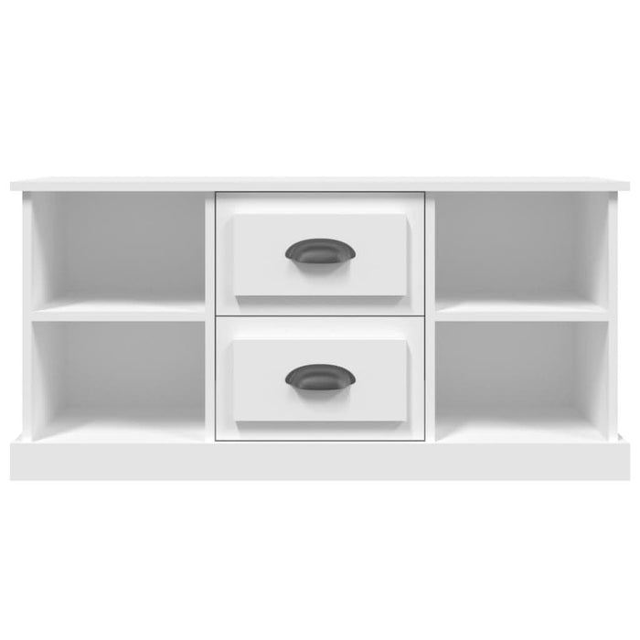 Comodă TV, alb, 99,5x35,5x48 cm, lemn prelucrat - WALTI WALTI