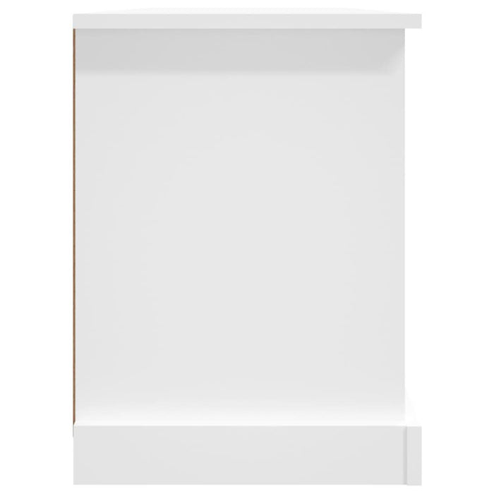 Comodă TV, alb, 99,5x35,5x48 cm, lemn prelucrat - WALTI WALTI