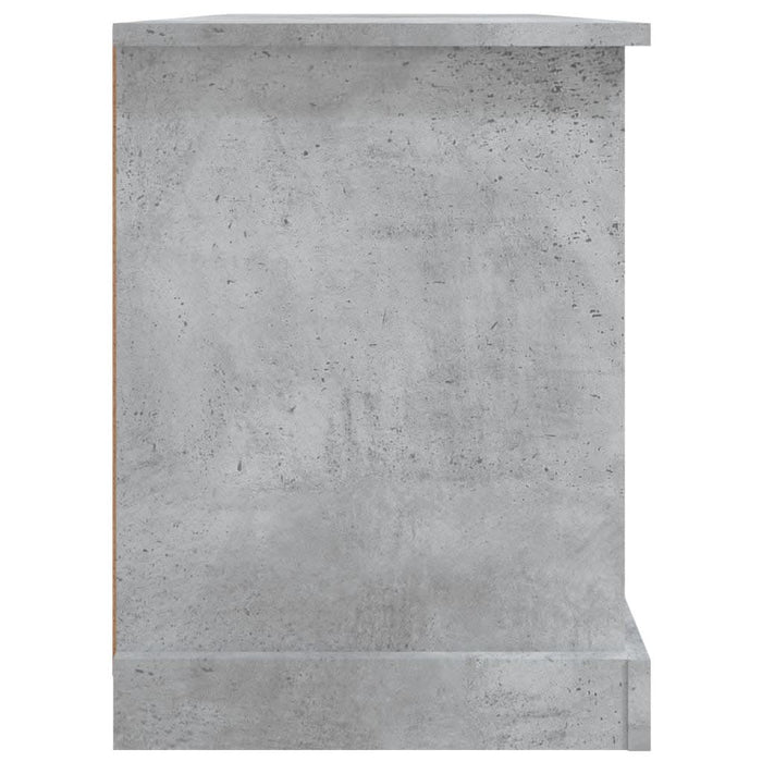Comodă TV, gri beton, 99,5x35,5x48 cm, lemn prelucrat - WALTI WALTI