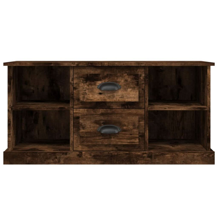 Comodă TV, stejar fumuriu, 99,5x35,5x48 cm, lemn prelucrat - WALTI WALTI