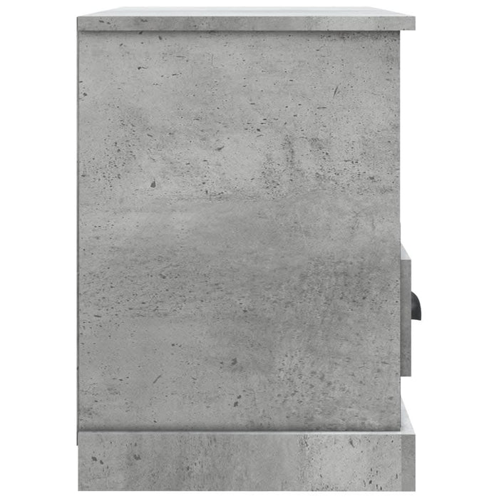 Comodă TV, gri beton, 80x35x50 cm, lemn prelucrat - WALTI WALTI