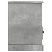 Comodă TV, gri beton, 80x35x50 cm, lemn prelucrat - WALTI WALTI