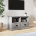 Comodă TV, gri beton, 80x35x50 cm, lemn prelucrat - WALTI WALTI