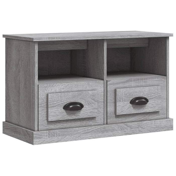 Comodă TV, gri sonoma, 80x35x50 cm, lemn prelucrat - WALTI WALTI