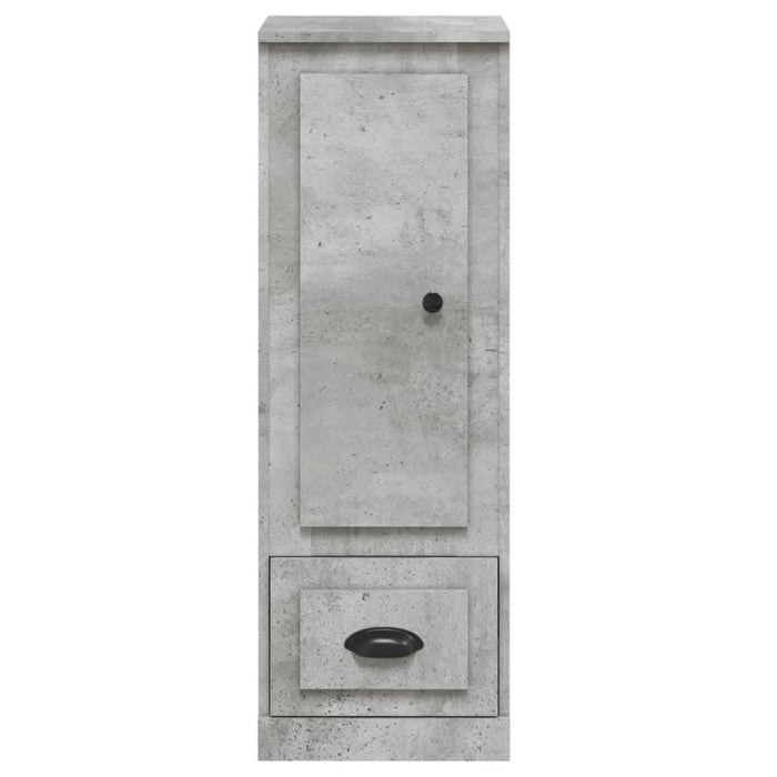 Dulap înalt, gri beton, 36x35,5x103,5 cm, lemn compozit - WALTI WALTI