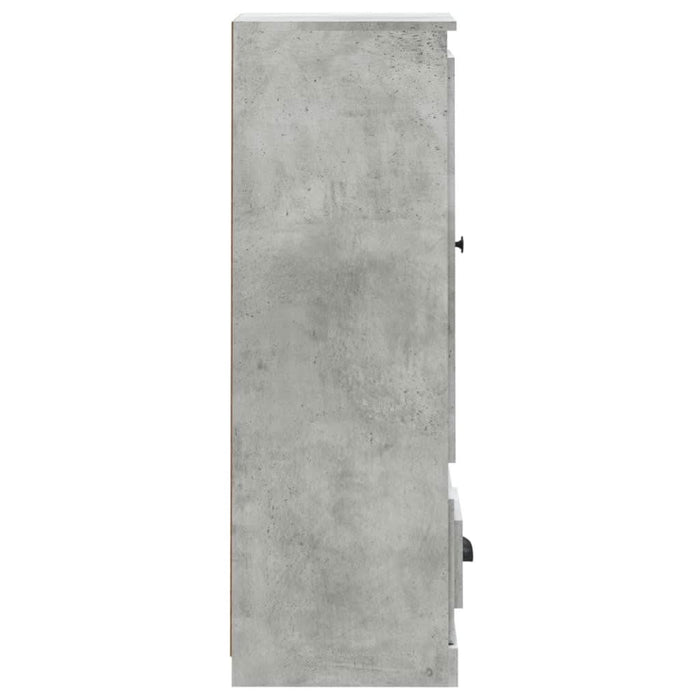 Dulap înalt, gri beton, 36x35,5x103,5 cm, lemn compozit - WALTI WALTI