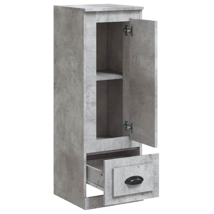 Dulap înalt, gri beton, 36x35,5x103,5 cm, lemn compozit - WALTI WALTI