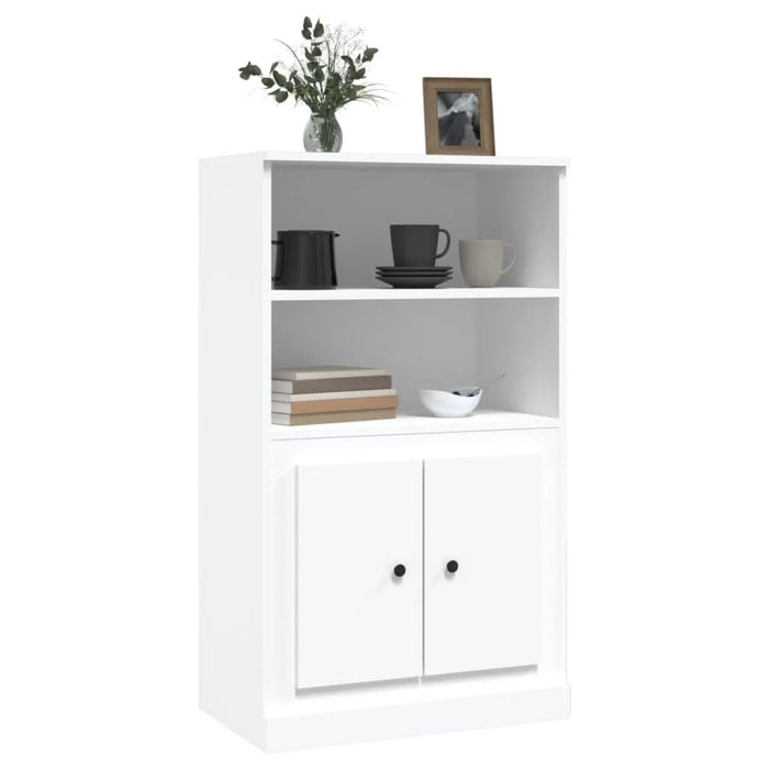 Dulap înalt, alb, 60x35,5x103,5 cm, lemn prelucrat - WALTI WALTI