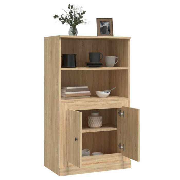 Dulap înalt, stejar sonoma, 60x35,5x103,5 cm, lemn prelucrat - WALTI WALTI