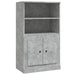 Dulap înalt, gri beton, 60x35,5x103,5 cm, lemn prelucrat - WALTI WALTI