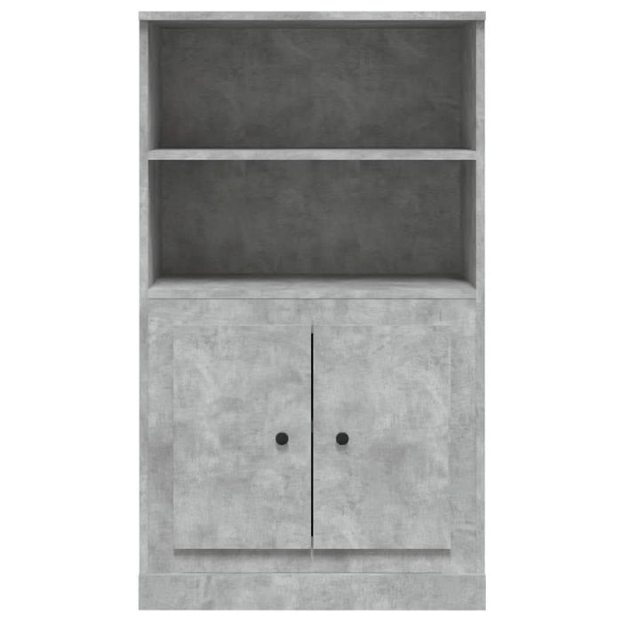 Dulap înalt, gri beton, 60x35,5x103,5 cm, lemn prelucrat - WALTI WALTI