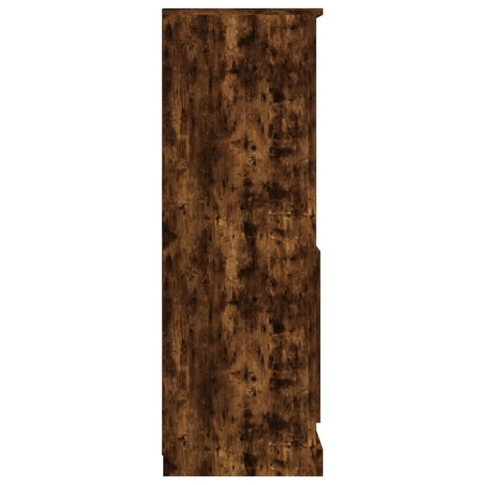 Dulap înalt, stejar afumat, 60x35,5x103,5 cm, lemn prelucrat - WALTI WALTI