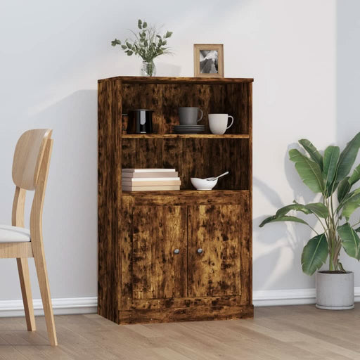 Dulap înalt, stejar afumat, 60x35,5x103,5 cm, lemn prelucrat - WALTI WALTI