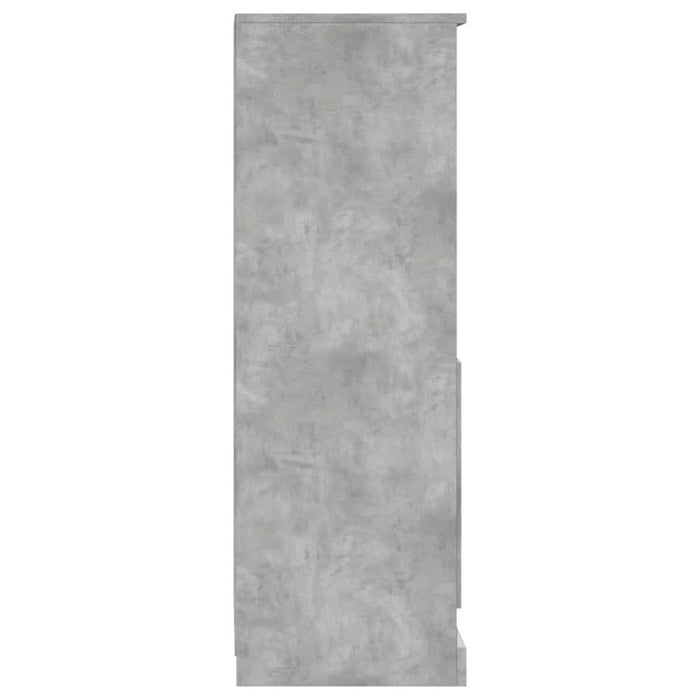 Dulap înalt, gri beton, 36x35,5x103,5 cm, lemn compozit - WALTI WALTI