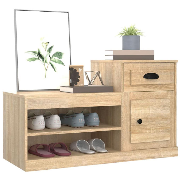 Pantofar, stejar sonoma, 100x42x60 cm, lemn prelucrat - WALTI WALTI