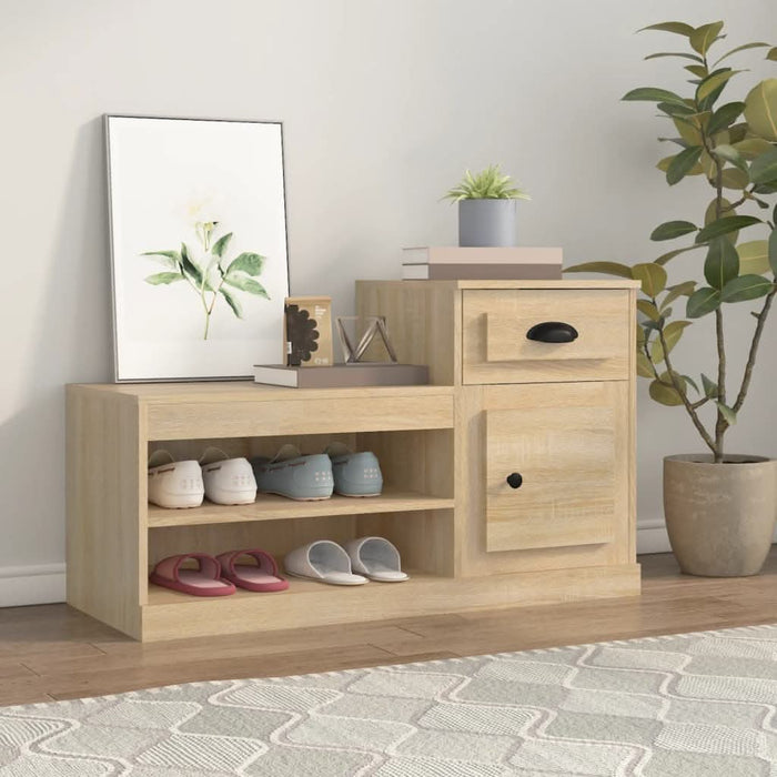 Pantofar, stejar sonoma, 100x42x60 cm, lemn prelucrat - WALTI WALTI