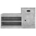 Pantofar, gri beton, 100x42x60 cm, lemn prelucrat - WALTI WALTI