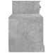 Pantofar, gri beton, 100x42x60 cm, lemn prelucrat - WALTI WALTI