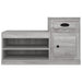 Pantofar, gri sonoma, 100x42x60 cm, lemn prelucrat - WALTI WALTI