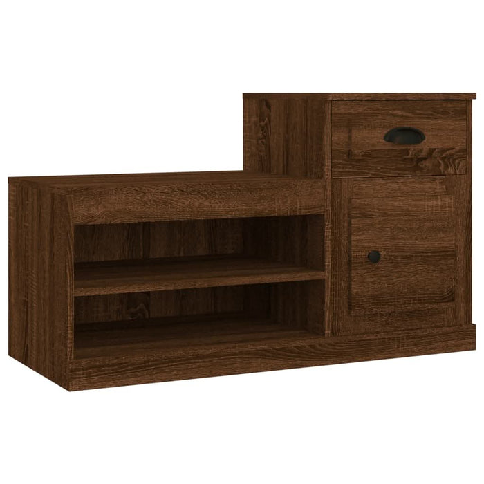 Pantofar, stejar maro, 100x42x60 cm, lemn prelucrat - WALTI WALTI
