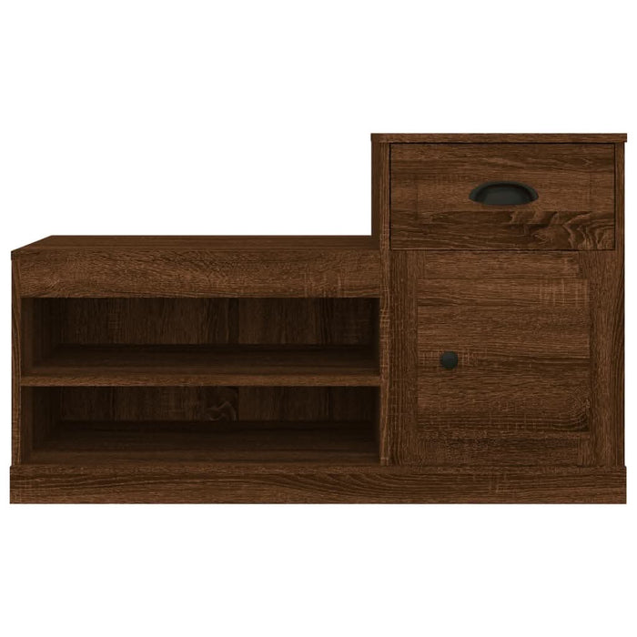 Pantofar, stejar maro, 100x42x60 cm, lemn prelucrat - WALTI WALTI
