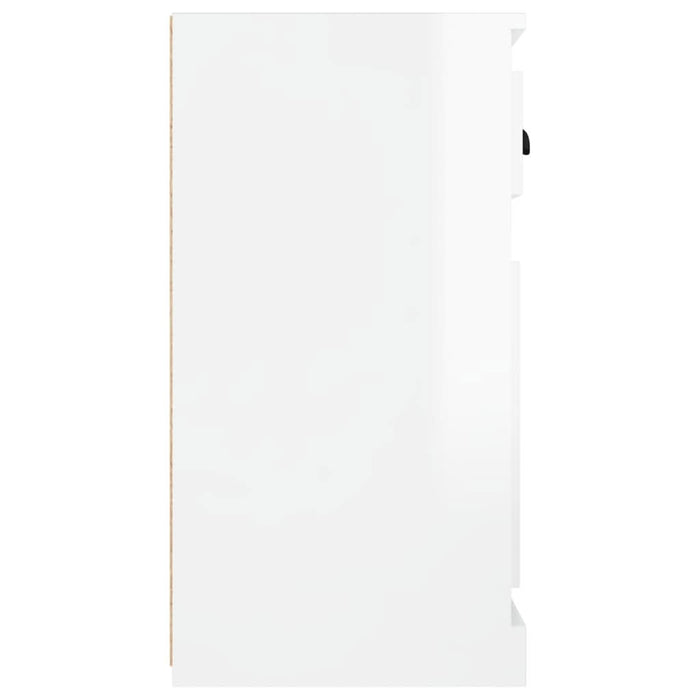 Servantă, alb extralucios, 70x35,5x67,5 cm, lemn prelucrat - WALTI WALTI