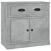 Servantă, gri beton, 70x35,5x67,5 cm, lemn prelucrat - WALTI WALTI