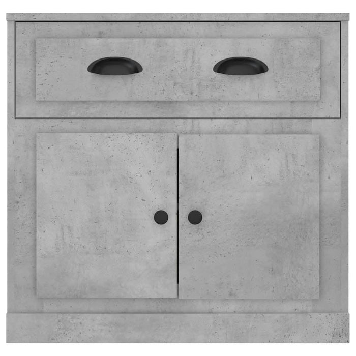 Servantă, gri beton, 70x35,5x67,5 cm, lemn prelucrat - WALTI WALTI