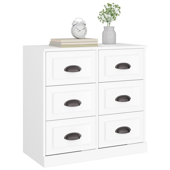 Servantă, alb, 70x35,5x67,5 cm, lemn prelucrat - WALTI WALTI