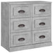 Servantă, gri beton, 70x35,5x67,5 cm, lemn prelucrat - WALTI WALTI