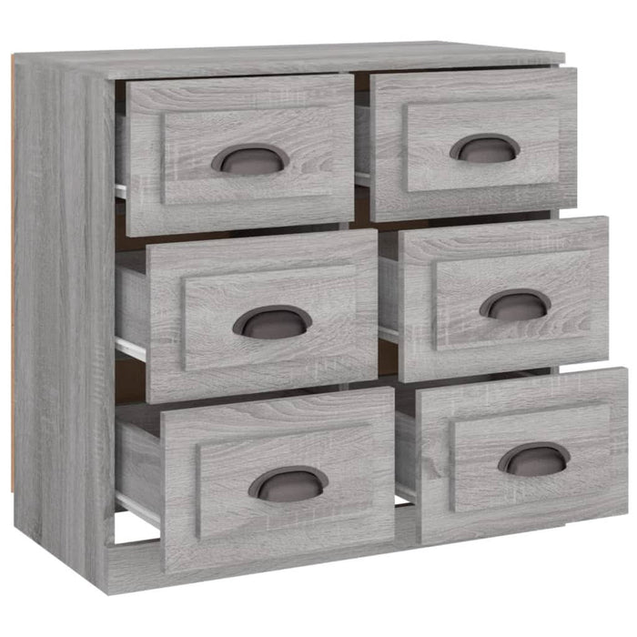 Servantă, gri sonoma, 70x35,5x67,5 cm, lemn prelucrat - WALTI WALTI