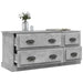 Comodă TV, gri beton, 100x35,5x45 cm, lemn prelucrat - WALTI WALTI