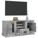 Comodă TV, gri beton, 100x35,5x45 cm, lemn prelucrat - WALTI WALTI
