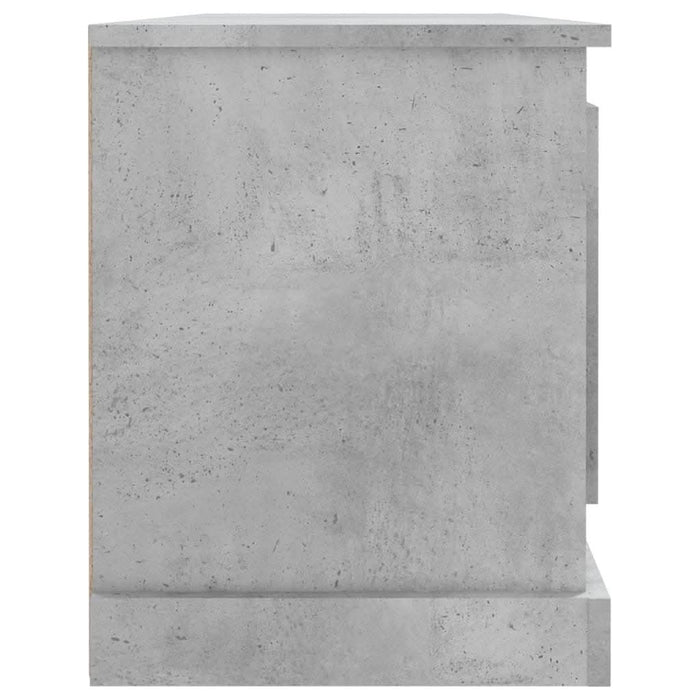 Comodă TV, gri beton, 100x35,5x45 cm, lemn prelucrat - WALTI WALTI